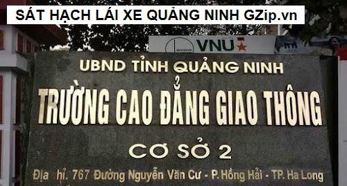 Trung tâm sát hạch lái xe Quảng Ninh